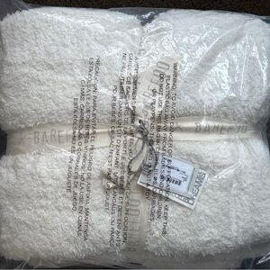 Barefoot Dreams White Blanket NEW